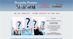 Desktop Screenshot of personalitypredictors.com